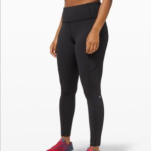 Lululemon Fast and Free Leggings 28” Reflective